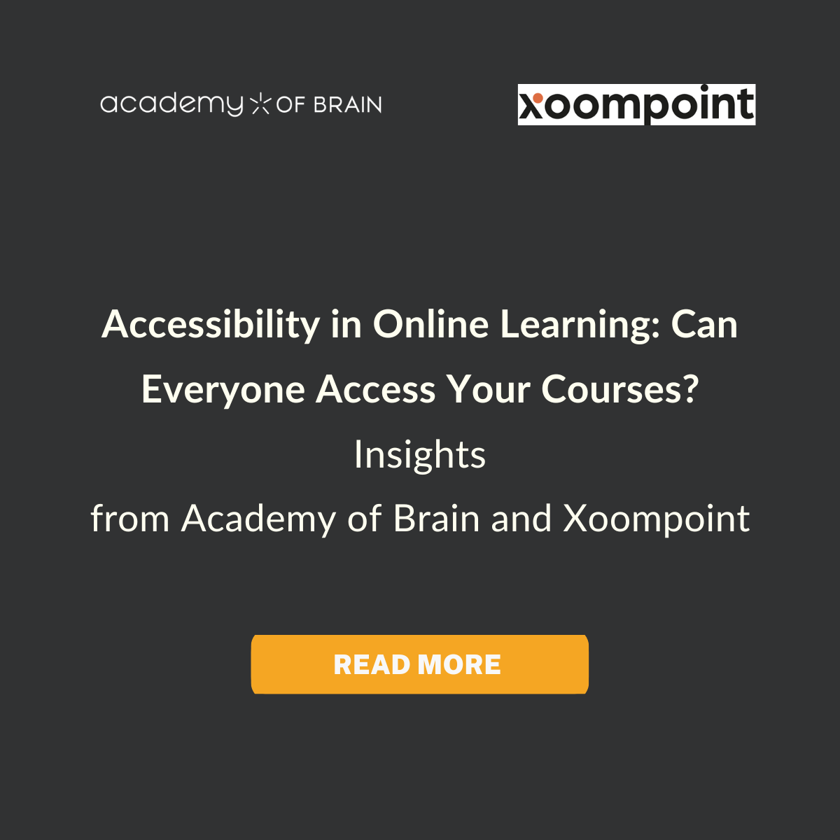 Accessibility in online learning