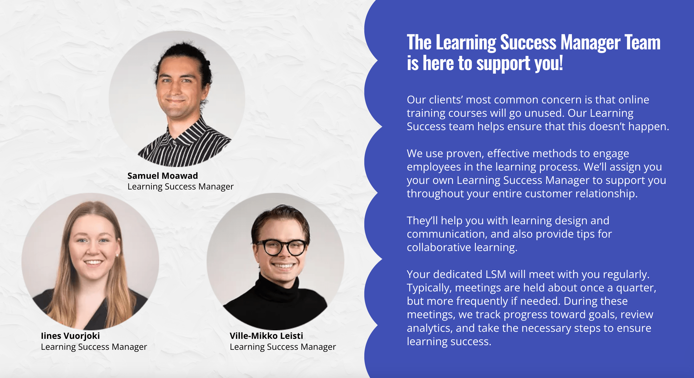 Learning Success Management supports your platform launch