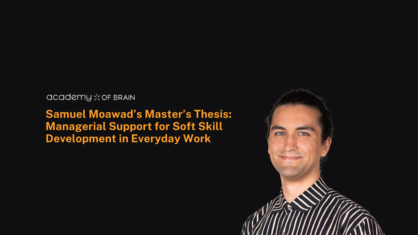 Samuel Moawad’s Master’s Thesis Managerial Support for Soft Skill Development in Everyday Work